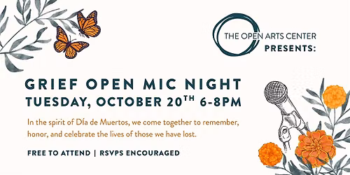 Grief Open Mic Night