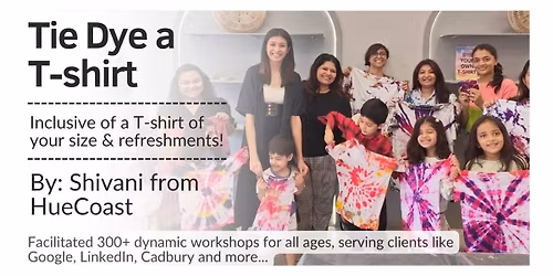 Tie Dye a T-shirt\/Tote Workshop (Kids)