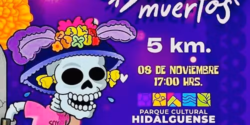 Carrera d\u00eda de muertos Pachuca 2025.