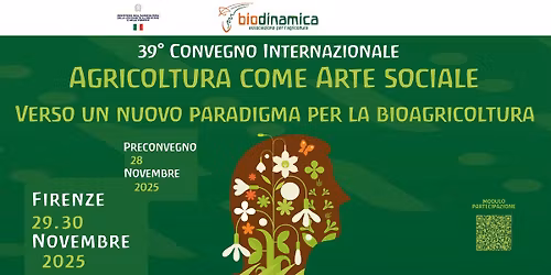 39\u00b0 Convegno Internazionale- Agricoltura come Arte Sociale