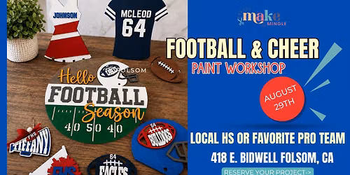 DIY Football & Cheer Paint Workshop \ud83c\udfc8\ud83d\udce3
