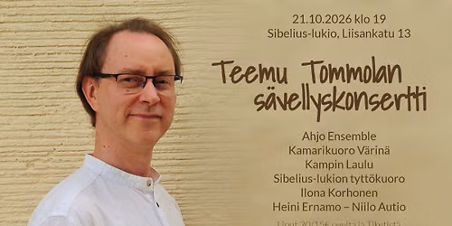 Teemu Tommolan s\u00e4vellyskonsertti