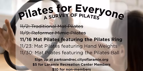 Pilates for Everyone Specialty Class