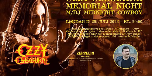 OZZY OSBOURNE MEMORIAL NIGHT \u2013 M\/DJ MIDNIGHT COWBOY