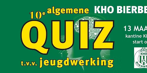 10e Algemene KHO Bierbeek Quiz