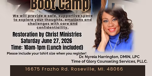 *Free* Pre-Teen\/Teen Mental Health Boot Camp