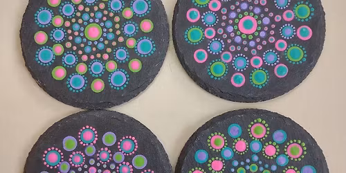 Mandala Slate Coaster Create & Sip!