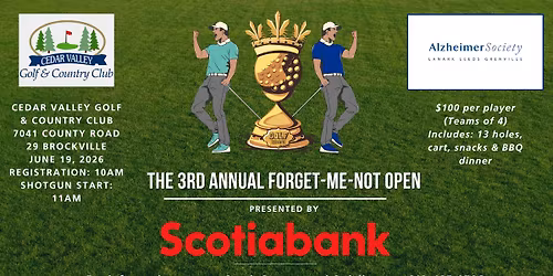 3rd Annual Forget-Me-Not Open