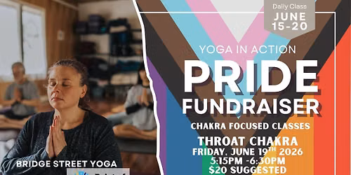 Pride Fundraiser Yoga Class - Throat Chakra