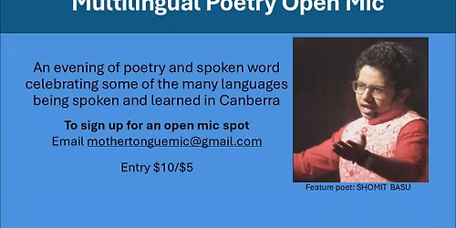Multilingual Poetry Open Mic