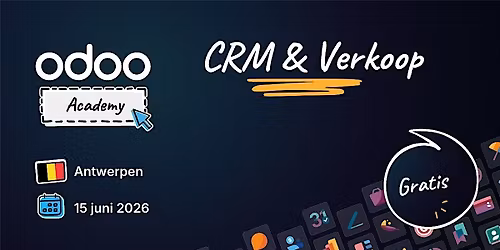 Odoo Academy CRM & verkoop - Antwerpen
