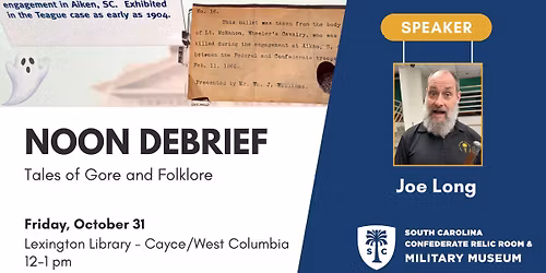Free Lecture - Gore and Folklore, at Lexington Library- Cayce\/West Columbia Branch