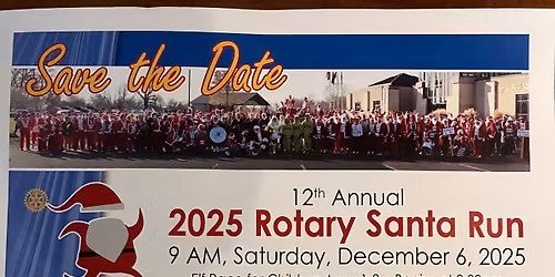 2025 Rotary Santa Run