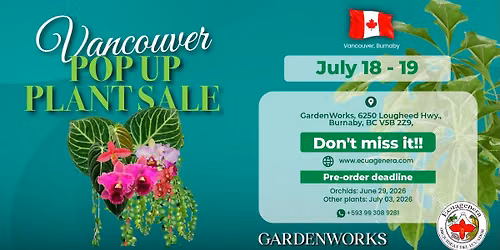Vancouver Pop up Plant Sale