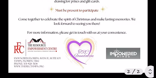 TRC FOUNDATION FSP Annual Christmas Celebration!