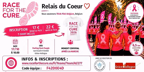Race for the Cure 2026 - Gr\u00e2ce-Hollogne
