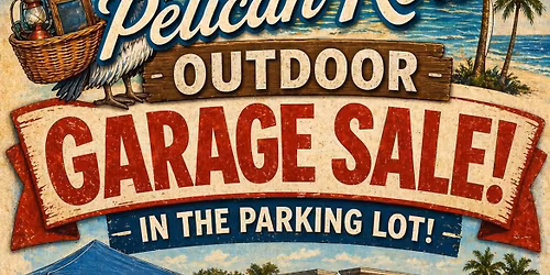 Pelican Row Outdoor Garage Sale. 