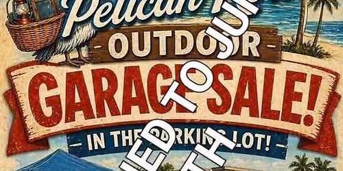 Pelican Row Outdoor Garage Sale.