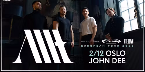 Allt + special guests: Avralize + Bite Down \/\/ John Dee \/\/ Pres. av FKP Scorpio