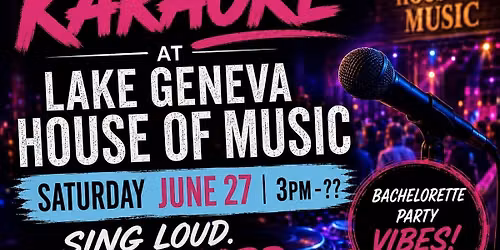 Saturday Afternoon Karaoke @ LG House of Music