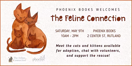 The Feline Connection Visits Phoenix Books Rutland