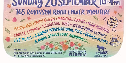 Motueka Steiner School Spring Fair 2026