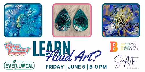 Learn Fluid Art @ First Friday Art Walk