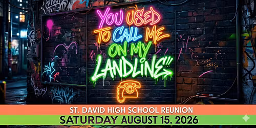 YOU USED TO CALL ME ON MY LANDLINE: St.Davids90s