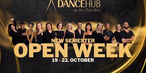 OPEN WEEK 19-22.October!\ud83d\udc83\ud83d\udd7aDANCE HUB by Ewa Trela Dans