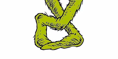 Breakfast buffet with the Grinch