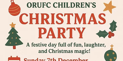 Oldham Rugby Union - Children's Christmas Party
