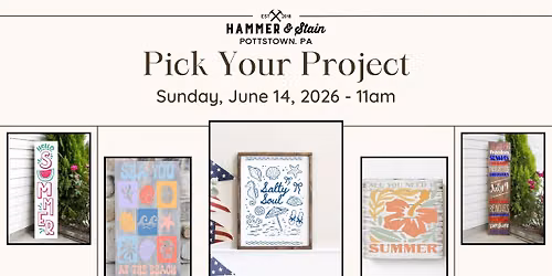 Pick Your Project