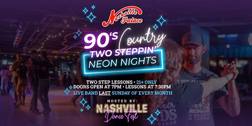 90's Country Two Steppin' Neon Nights