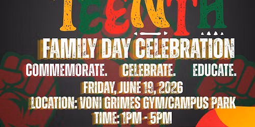 Juneteenth Family Day Celebration!