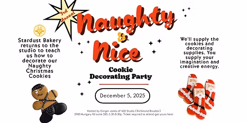 3rd Annual Naughty Cookie Decorating Party