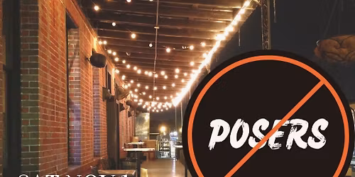 NO POSERS at the Balcony