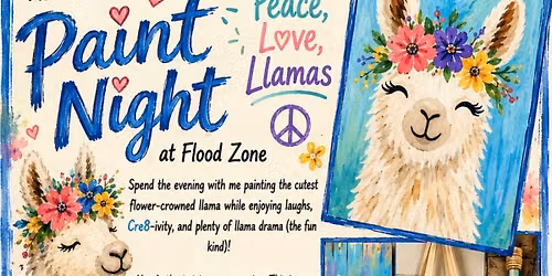 Llama Drama PAINT NIGHT