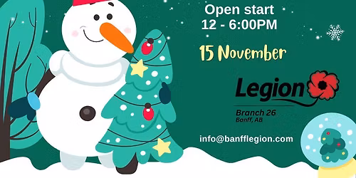 Craft Market & Bake Sale - November 15th