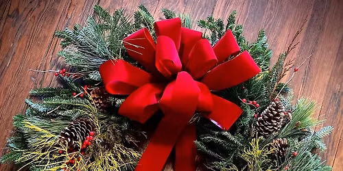Evergreen wreath workshop