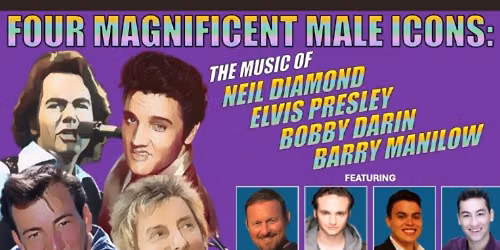 Four Magnificent Male Icons at Ocean City Music Pier