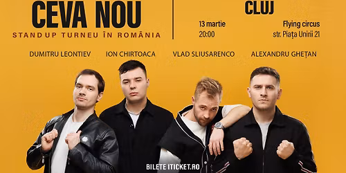 CEVA NOU Standup turneu \u00een Rom\u00e2nia - Cluj Napoca