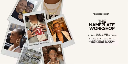 The Nameplate Workshop: Jewelry, Culture + Identity