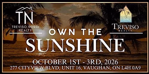 Oct 1 - Own The Sunshine: Secondary\/Vacation Session