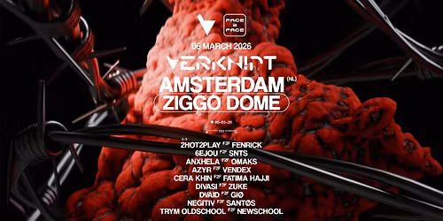 Verknipt x Face 2 Face | Ziggo Dome - 6 March