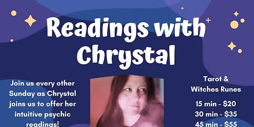 Readings with Chrystal