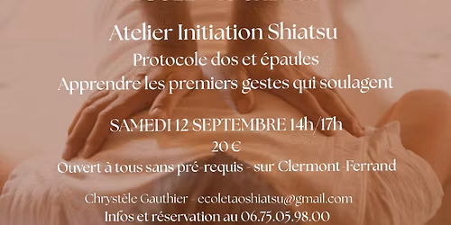Atelier Inititiation Shiatsu