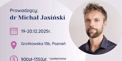 Praktyka bycia terapeut(k)\u0105 w terapii koherencji\u2013 warsztaty na poziomie \u015brednio zaawansowanym 