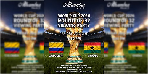 Colombia vs. Ghana World Cup Watch Party