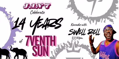 14th Anniversary Party of 7venth Sun Brewing Company - 1\/7\/26