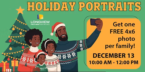 Holiday Portraits at the Library!